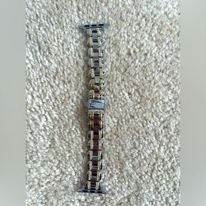 Kate Spade Two tone Pavé Stainless Steel Bracelet 38/40mm Band For Apple…